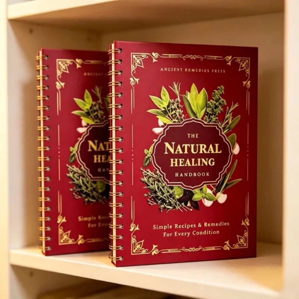 Herbal Wellness Guide - The Natural Healing Handbook Spiral‑Bound Herbal