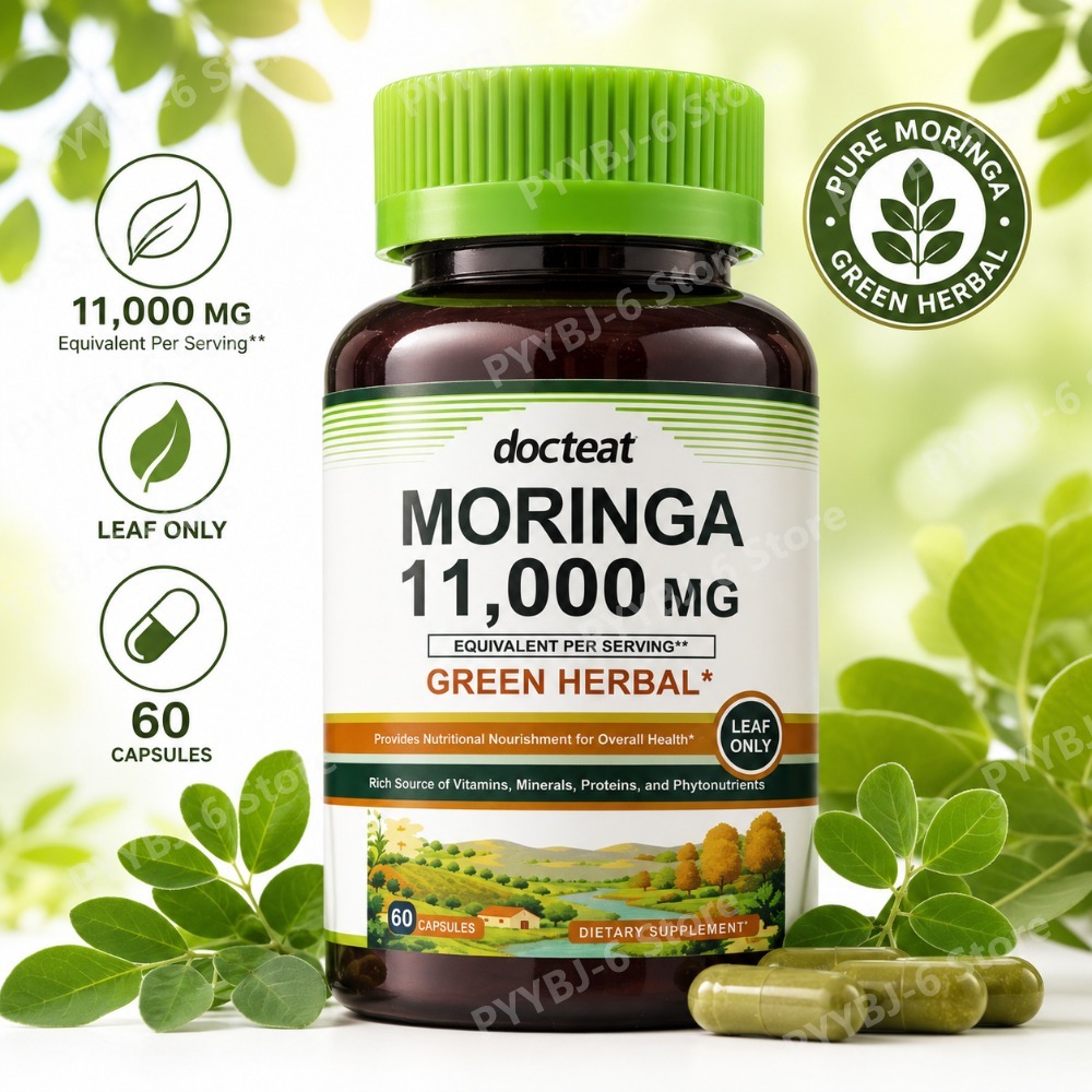 Moringa 11000mg Green Herbal S - đánh giá và giá Green Herbal Wellness